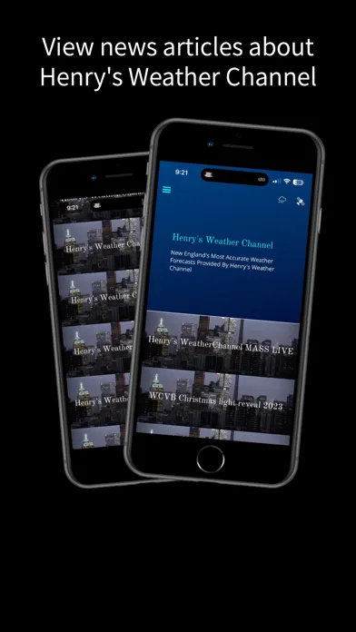 Captures d'écran de Henry's Weather Channel